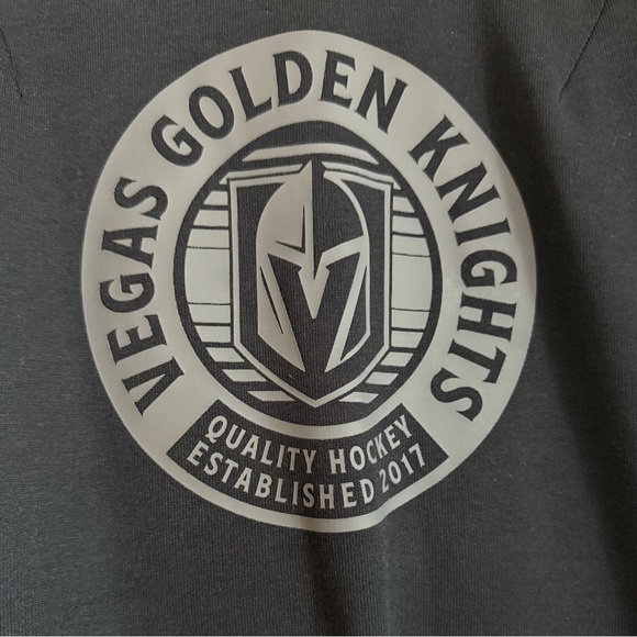 Adidas Vegas Golden Knights Men’s Long Sleeve Full Zip Up Jacket Black XL - Picture 7 of 10